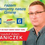 Krzysztof Waniczek kandydatem do Rady Gminy Nowy Targ