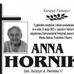 Zmarła Anna Hornik z ul. Pienińskiej