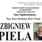 Zmarł Zbigniew Piela – długoletni dyrektor szkoły