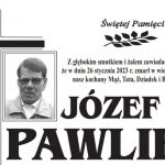 Zmarł Józef Pawlik z ul. Długiej