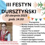 III Festyn Dursztyński – zaproszenie